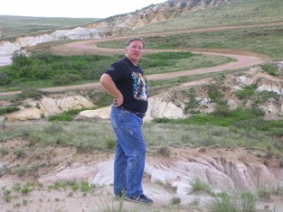 Me.. standing at a rock formation just east of Colorado Springs, CO in 2k5 (I Think)